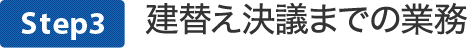 建替え決議までの業務