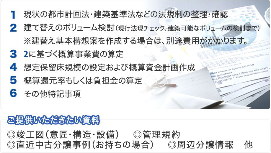 ご提供いただきたい資料